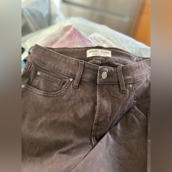 BROBY JEANS 27 waist, chocolate brown - Picture 4 of 4